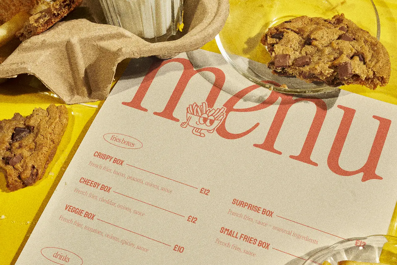 Miniature menu restaurant projet Salt Shack